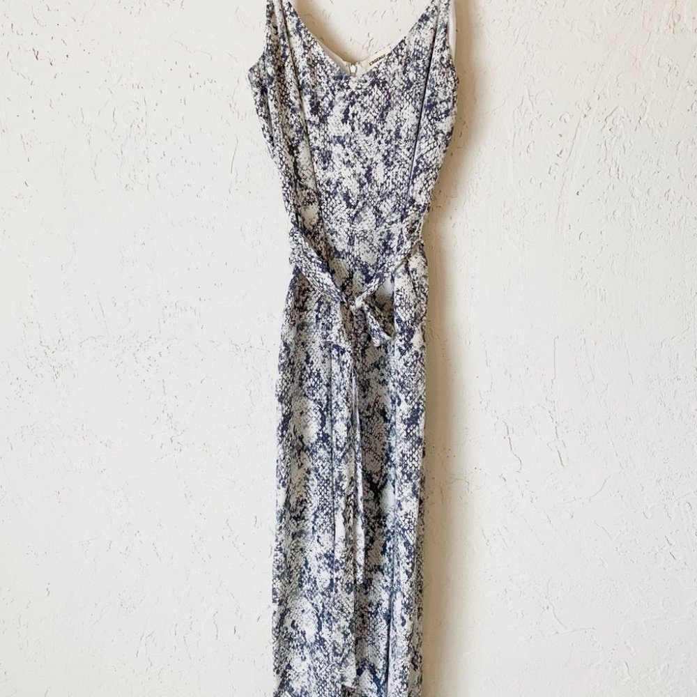 New L'agence Jaelyn Python Print Silk Jumpsuit - image 7